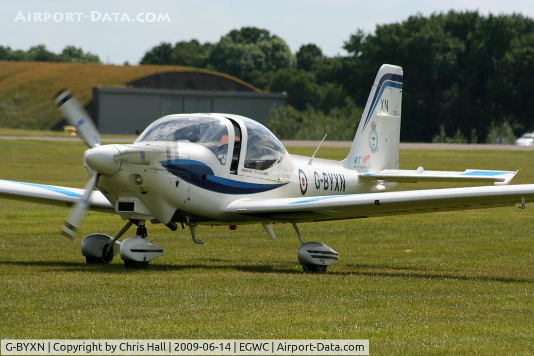 G-BYXN, 2001 Grob G-115E Tutor T1 C/N 82174/E, Displaying at the Cosford Air Show