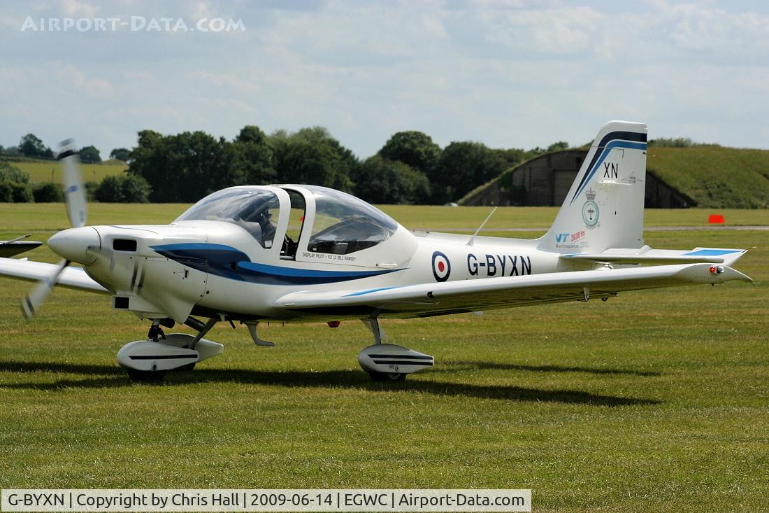 G-BYXN, 2001 Grob G-115E Tutor T1 C/N 82174/E, Displaying at the Cosford Air Show