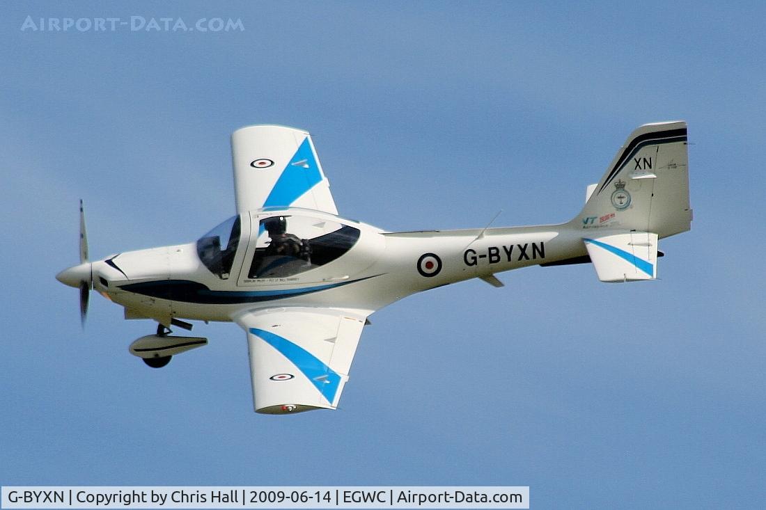 G-BYXN, 2001 Grob G-115E Tutor T1 C/N 82174/E, Displaying at the Cosford Air Show
