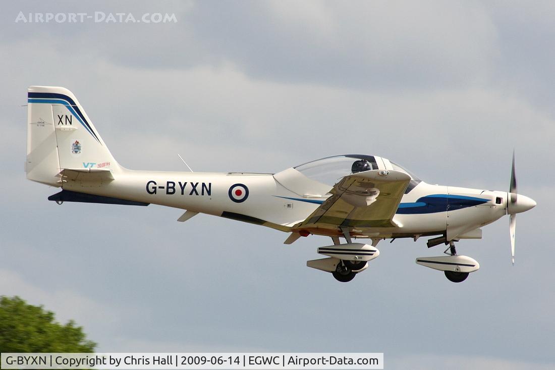G-BYXN, 2001 Grob G-115E Tutor T1 C/N 82174/E, Displaying at the Cosford Air Show