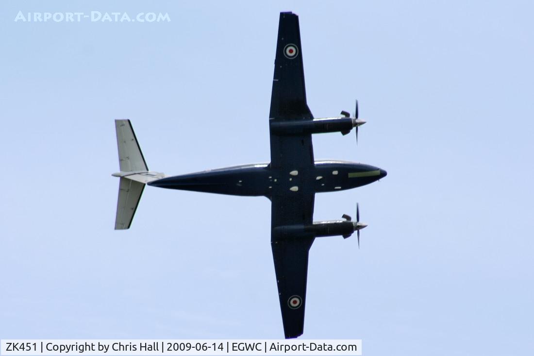 ZK451, 2003 Raytheon B200 King Air C/N BB-1830, RAF 3FTS / 45(R) Sqn King Air B200 displaying at the Cosford Air Show