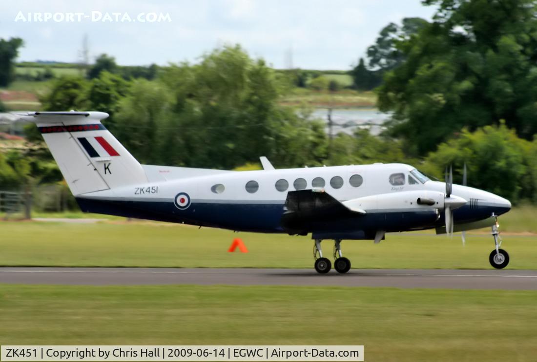 ZK451, 2003 Raytheon B200 King Air C/N BB-1830, RAF 3FTS / 45(R) Sqn King Air B200 displaying at the Cosford Air Show
