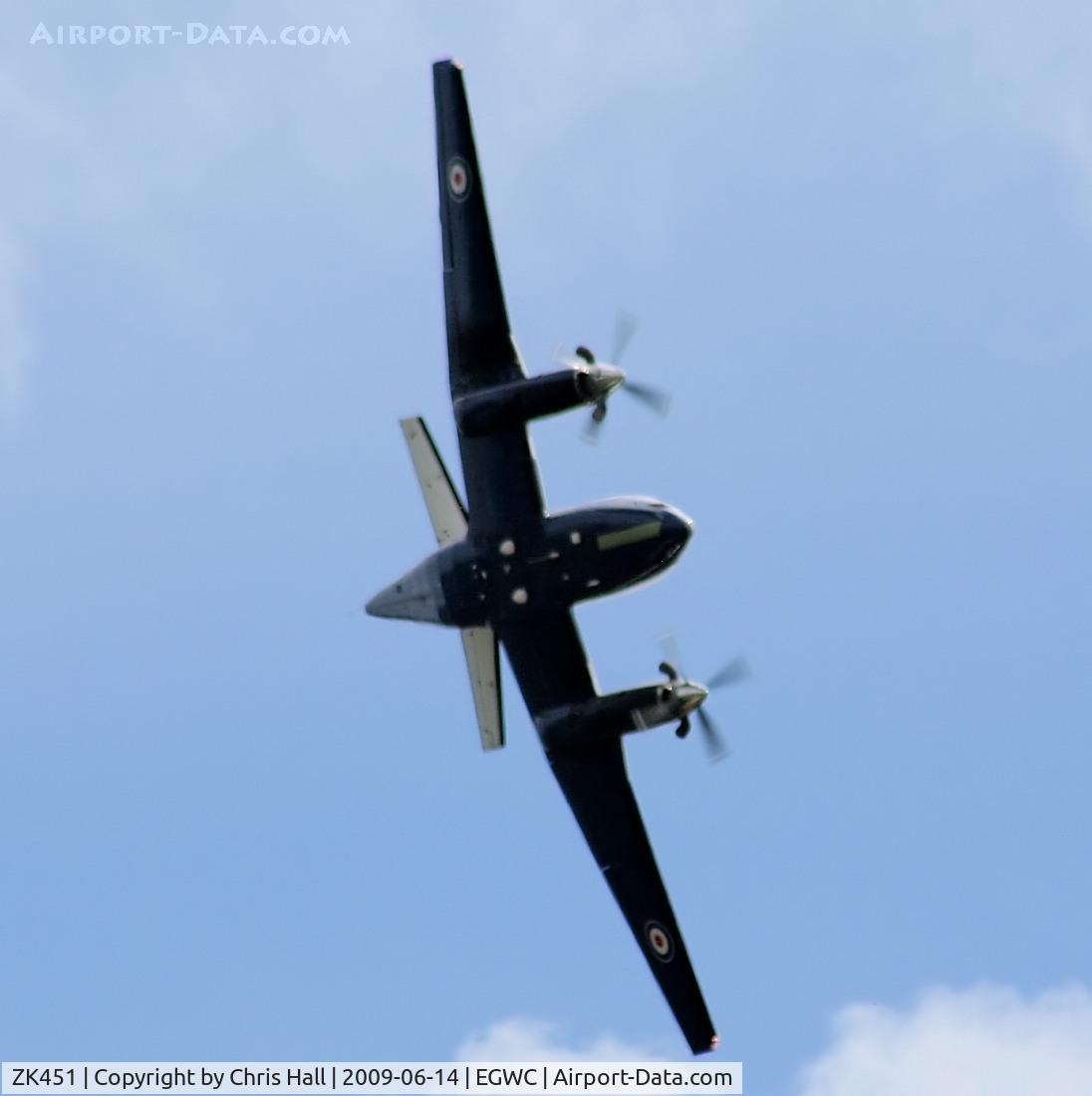 ZK451, 2003 Raytheon B200 King Air C/N BB-1830, RAF 3FTS / 45(R) Sqn King Air B200 displaying at the Cosford Air Show