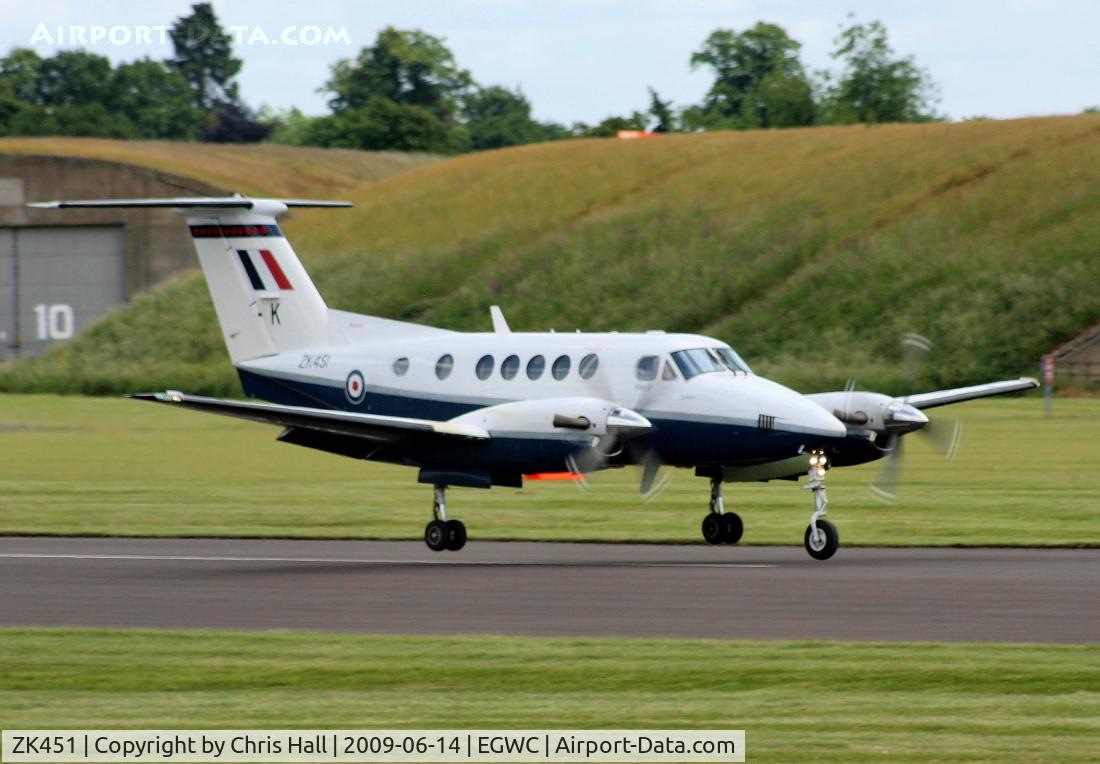 ZK451, 2003 Raytheon B200 King Air C/N BB-1830, RAF 3FTS / 45(R) Sqn King Air B200 displaying at the Cosford Air Show