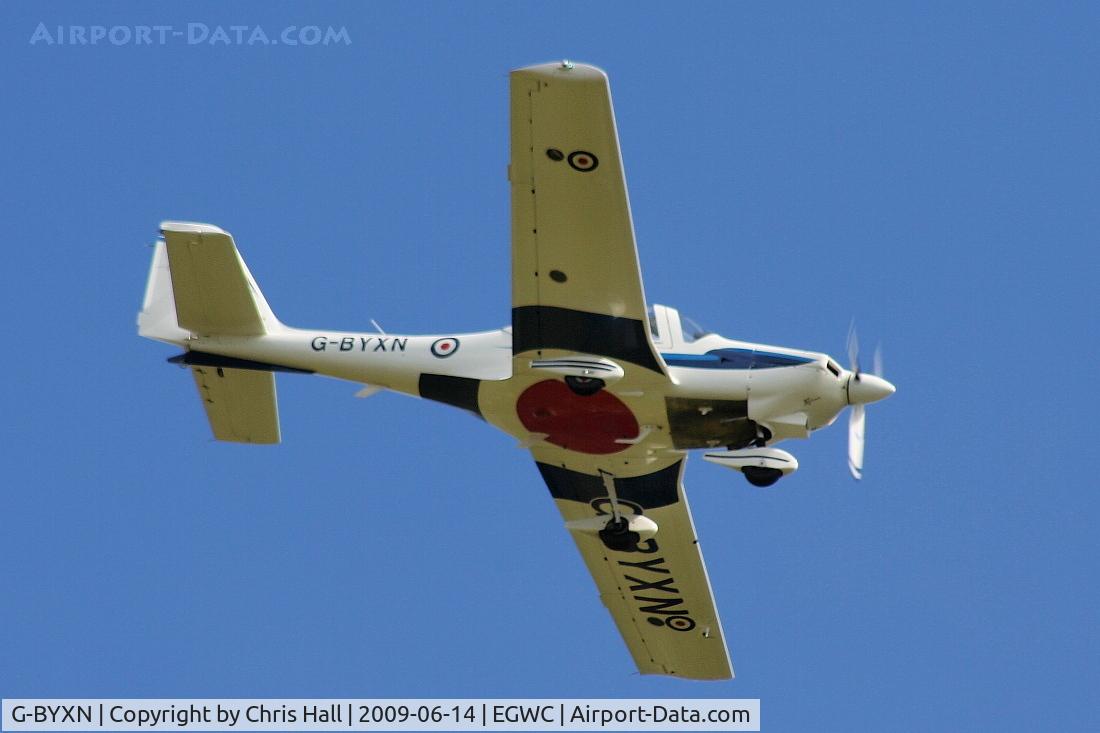 G-BYXN, 2001 Grob G-115E Tutor T1 C/N 82174/E, Displaying at the Cosford Air Show