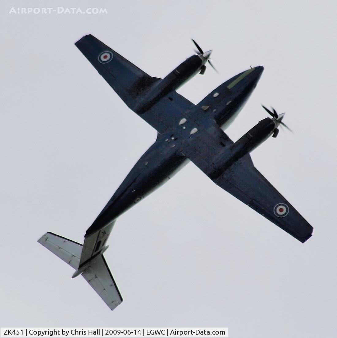 ZK451, 2003 Raytheon B200 King Air C/N BB-1830, RAF 3FTS / 45(R) Sqn King Air B200 displaying at the Cosford Air Show