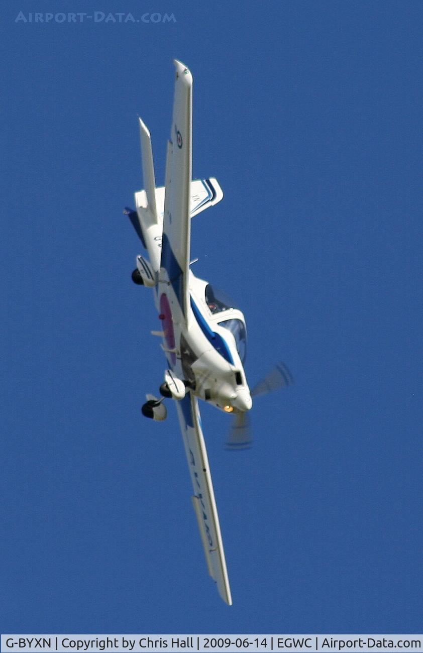 G-BYXN, 2001 Grob G-115E Tutor T1 C/N 82174/E, Displaying at the Cosford Air Show