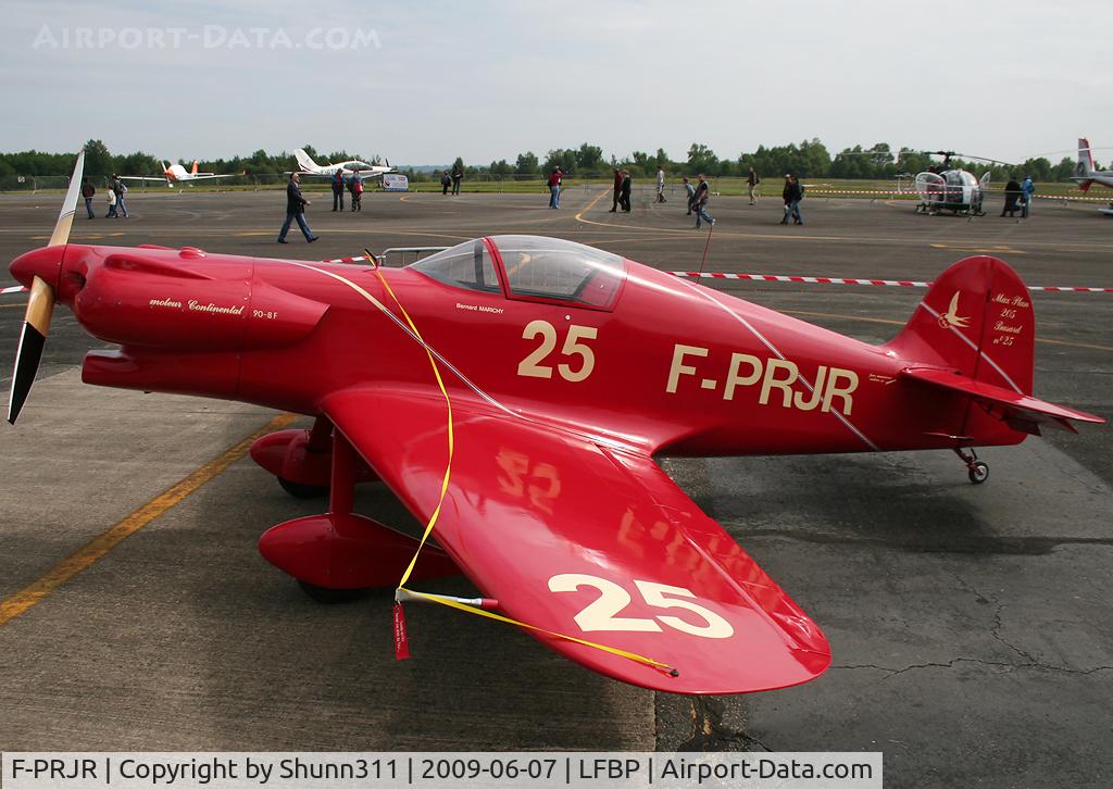 F-PRJR, Max Plan MP.204 Busard C/N 25, Used as a demo and on display during LFBP Open Day 2009