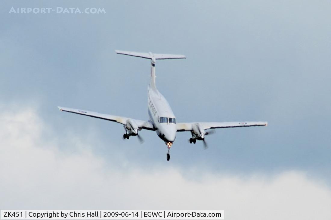 ZK451, 2003 Raytheon B200 King Air C/N BB-1830, RAF 3FTS / 45(R) Sqn King Air B200 displaying at the Cosford Air Show