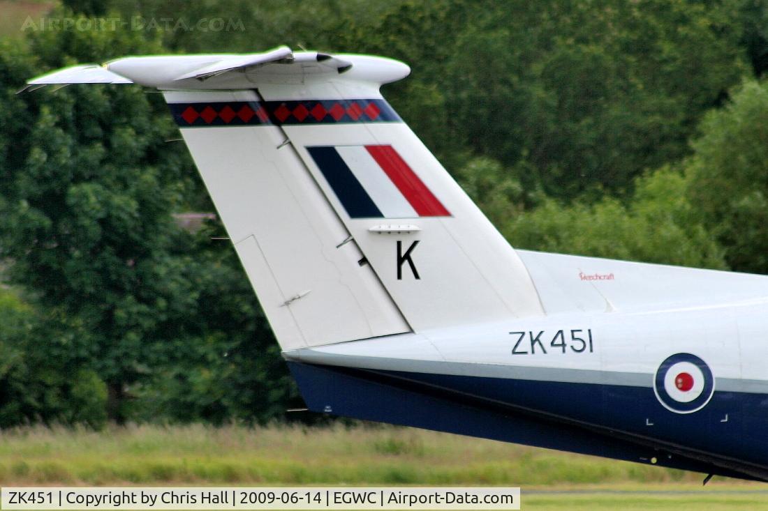 ZK451, 2003 Raytheon B200 King Air C/N BB-1830, RAF 3FTS / 45(R) Sqn King Air B200 displaying at the Cosford Air Show