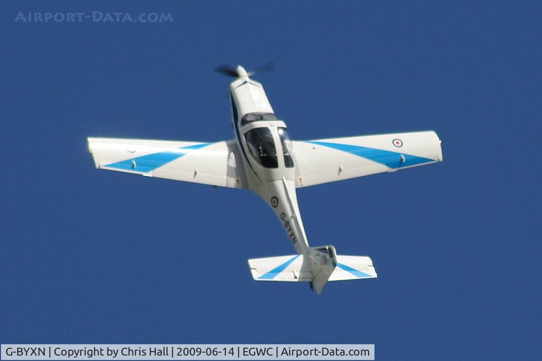 G-BYXN, 2001 Grob G-115E Tutor T1 C/N 82174/E, Displaying at the Cosford Air Show