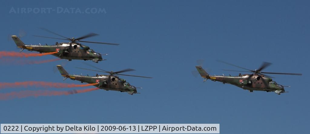 0222, Mil Mi-24D Hind D C/N 340222, Slovak Air Force   Mi-24D  Hind