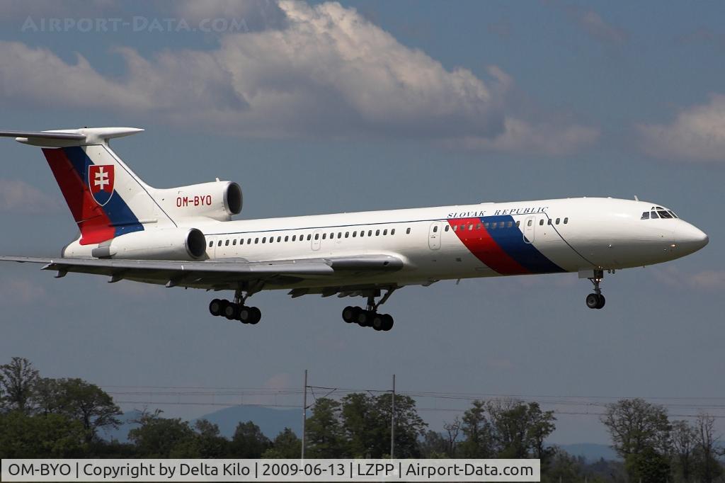 OM-BYO, 1989 Tupolev Tu-154M C/N 89A803, Slovakia Government  Tupolev Tu-154M