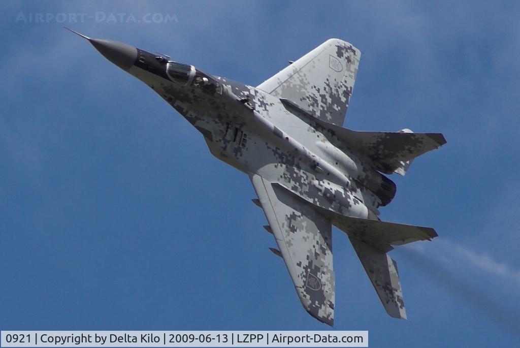 0921, Mikoyan-Gurevich MiG-29AS C/N 2960535409, Slovak Air Force    MiG-29AS new