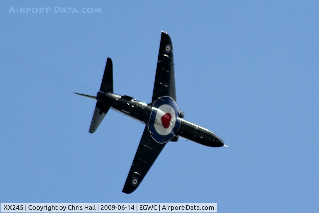 XX245, 1978 Hawker Siddeley Hawk T.1 C/N 081/312081, RAF Hawk displaying at the Cosford Air Show