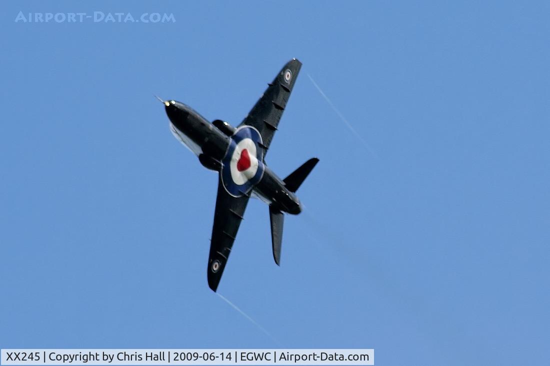 XX245, 1978 Hawker Siddeley Hawk T.1 C/N 081/312081, RAF Hawk displaying at the Cosford Air Show