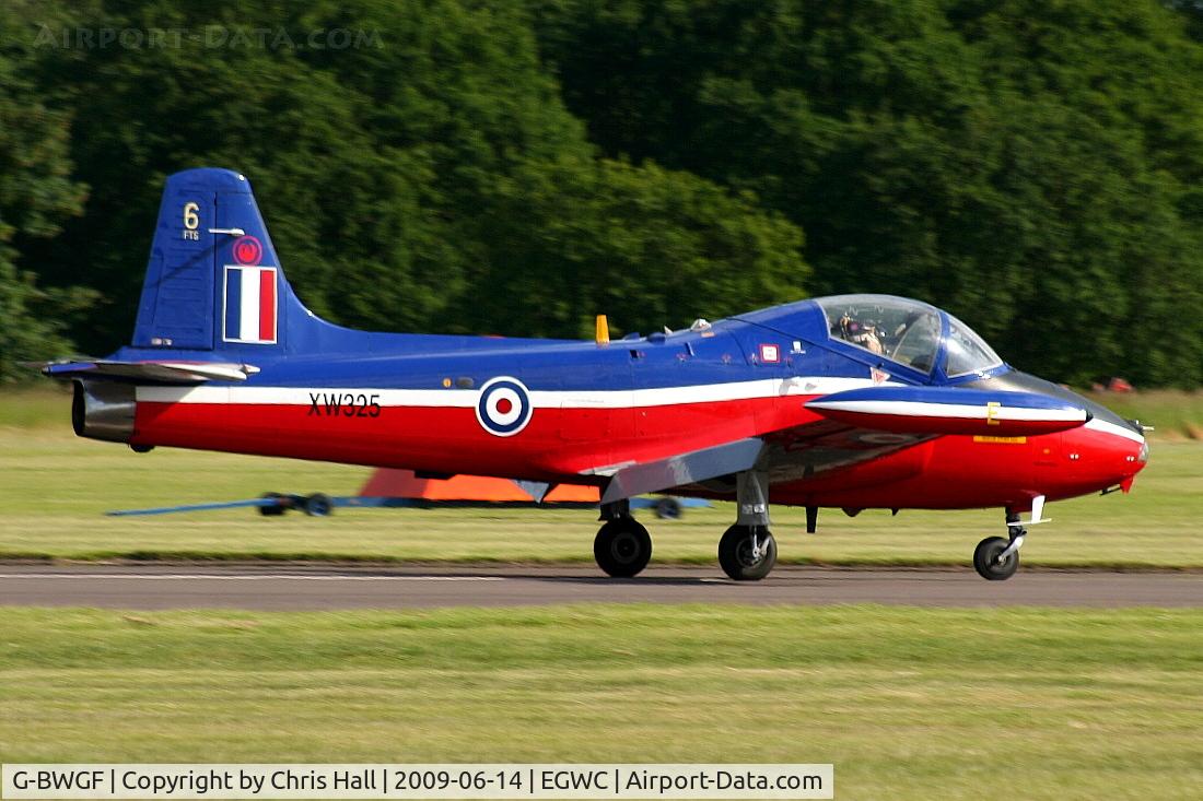 G-BWGF, 1970 BAC 84 Jet Provost T.5A C/N EEP/JP/989, Displaying at the Cosford Air Show