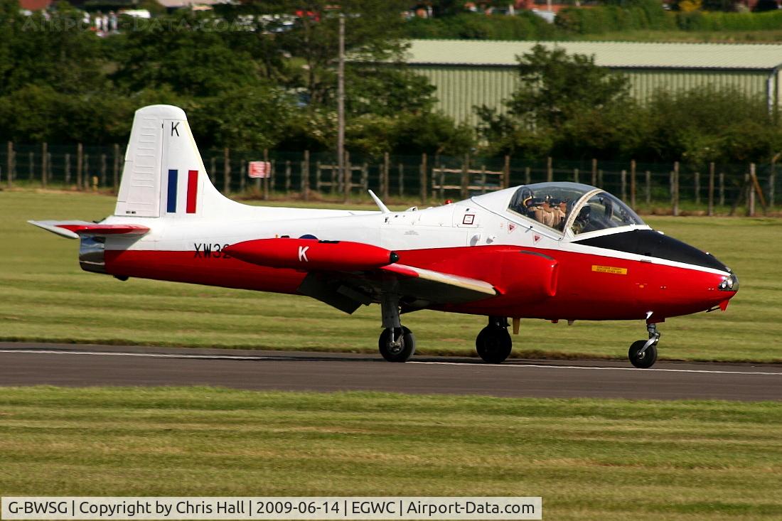G-BWSG, 1970 BAC 84 Jet Provost T.5 C/N EEP/JP/988, Displaying at the Cosford Air Show