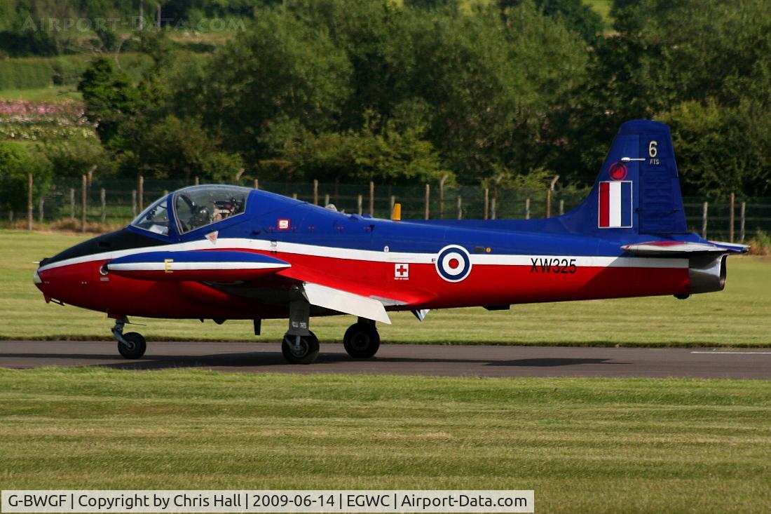G-BWGF, 1970 BAC 84 Jet Provost T.5A C/N EEP/JP/989, Displaying at the Cosford Air Show