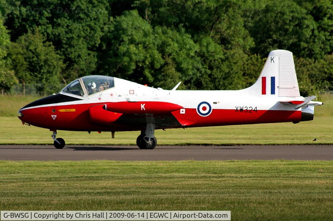 G-BWSG, 1970 BAC 84 Jet Provost T.5 C/N EEP/JP/988, Displaying at the Cosford Air Show