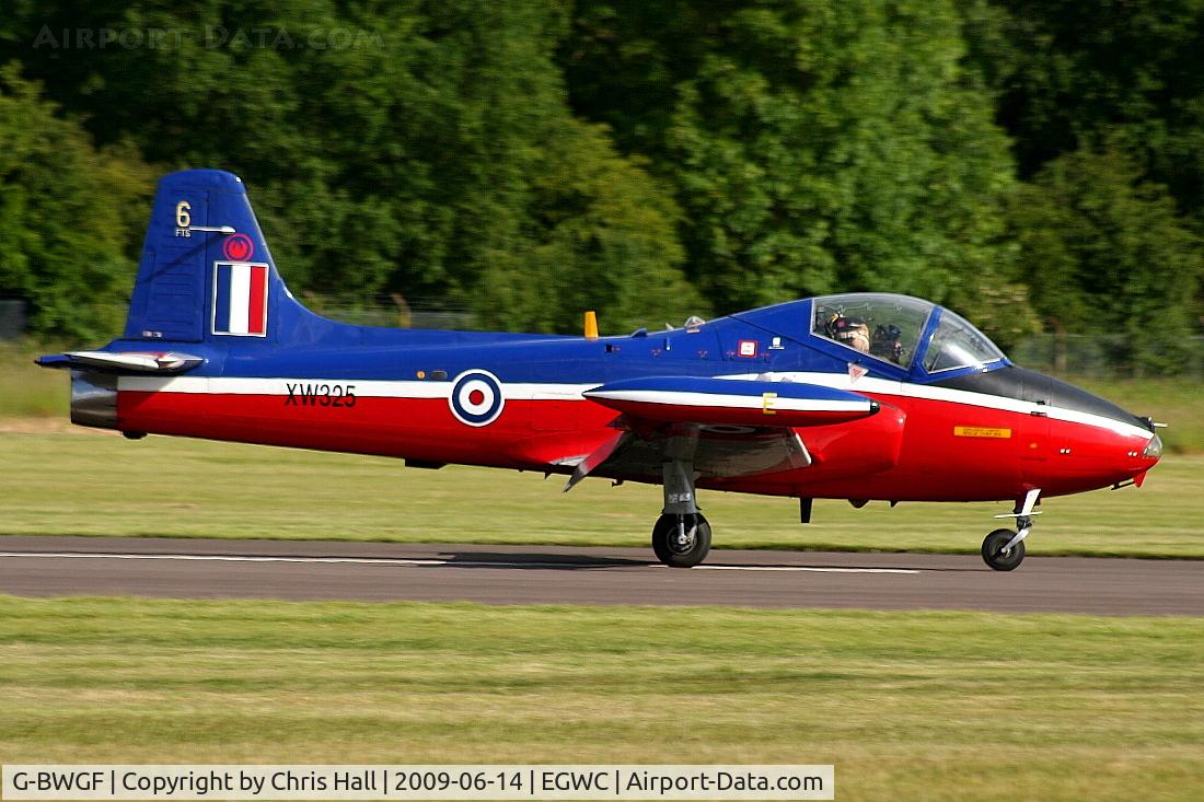 G-BWGF, 1970 BAC 84 Jet Provost T.5A C/N EEP/JP/989, Displaying at the Cosford Air Show
