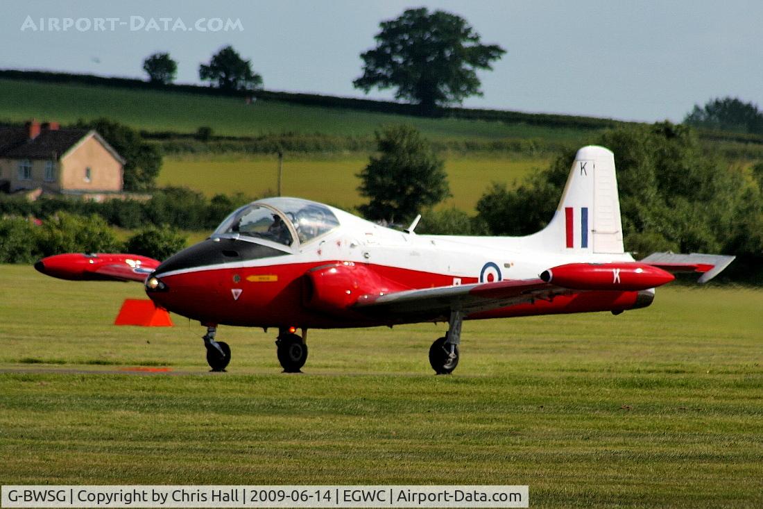 G-BWSG, 1970 BAC 84 Jet Provost T.5 C/N EEP/JP/988, Displaying at the Cosford Air Show