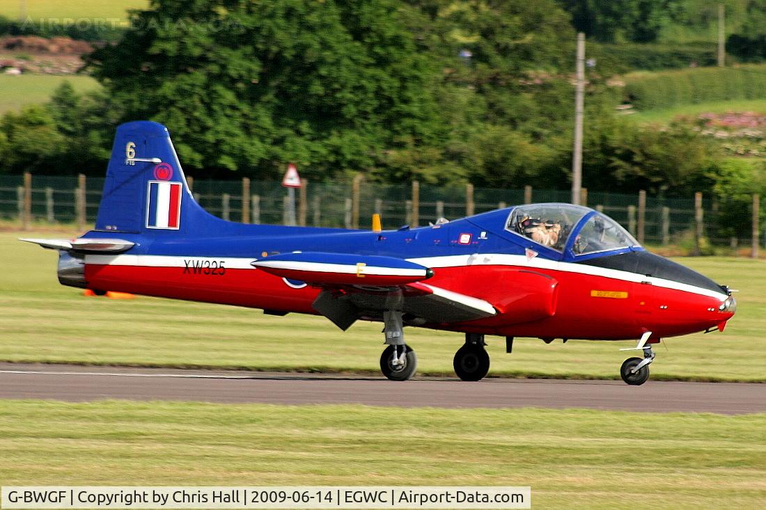 G-BWGF, 1970 BAC 84 Jet Provost T.5A C/N EEP/JP/989, Displaying at the Cosford Air Show