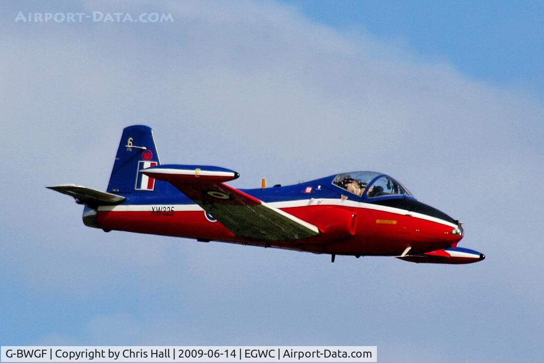 G-BWGF, 1970 BAC 84 Jet Provost T.5A C/N EEP/JP/989, Displaying at the Cosford Air Show