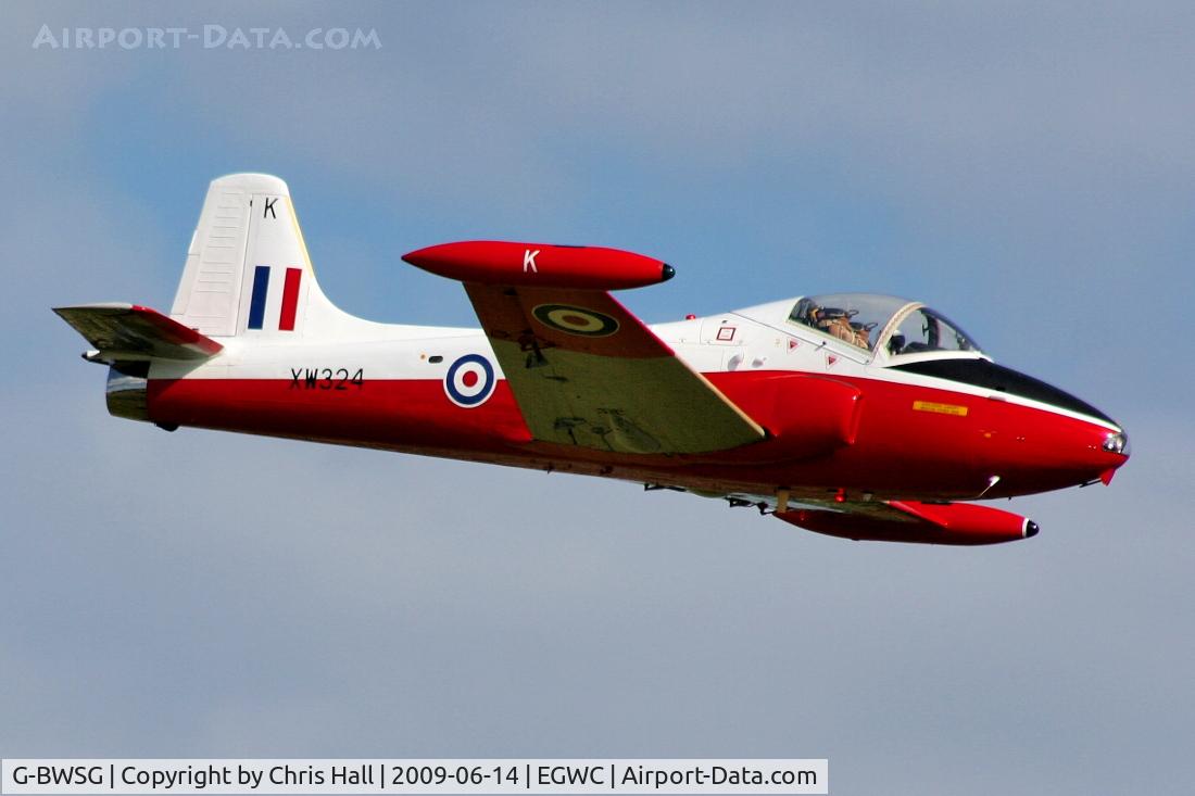 G-BWSG, 1970 BAC 84 Jet Provost T.5 C/N EEP/JP/988, Displaying at the Cosford Air Show