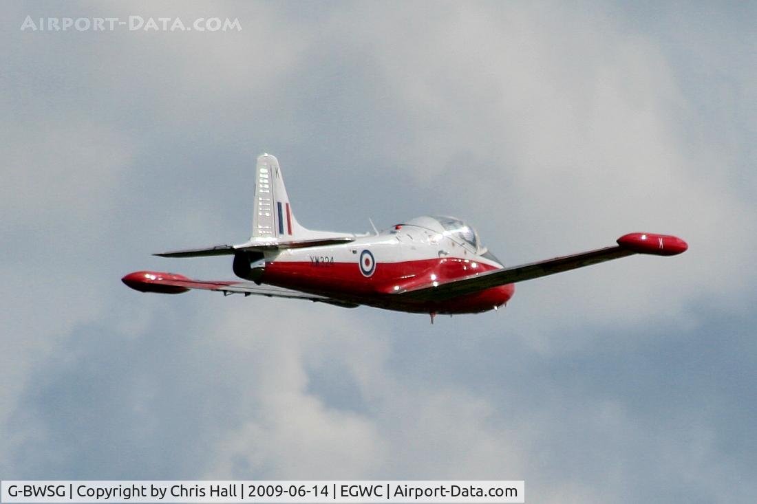 G-BWSG, 1970 BAC 84 Jet Provost T.5 C/N EEP/JP/988, Displaying at the Cosford Air Show