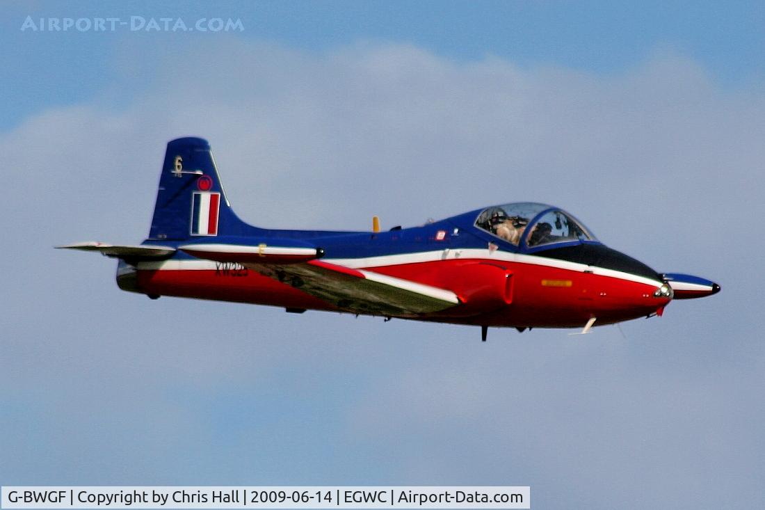 G-BWGF, 1970 BAC 84 Jet Provost T.5A C/N EEP/JP/989, Displaying at the Cosford Air Show