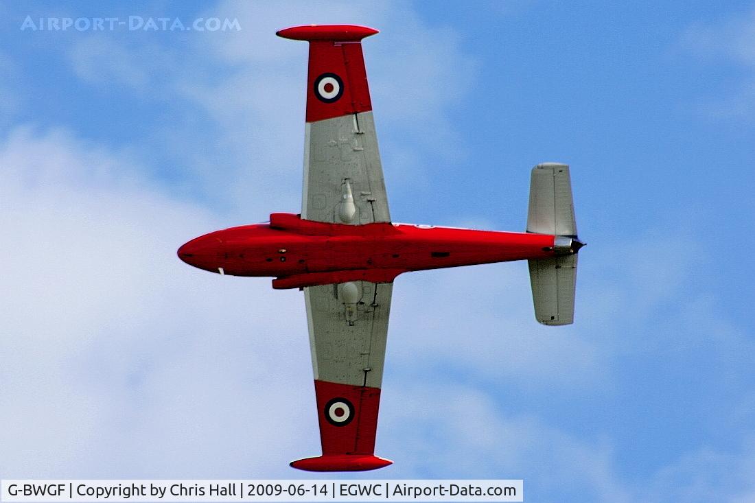 G-BWGF, 1970 BAC 84 Jet Provost T.5A C/N EEP/JP/989, Displaying at the Cosford Air Show
