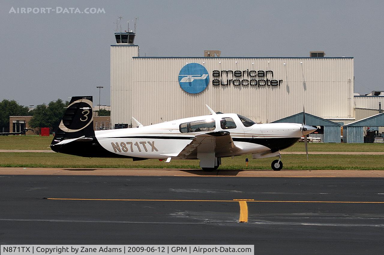 N871TX, 2006 Mooney M20R Ovation C/N 29-0449, At Grand Prairie Municipal