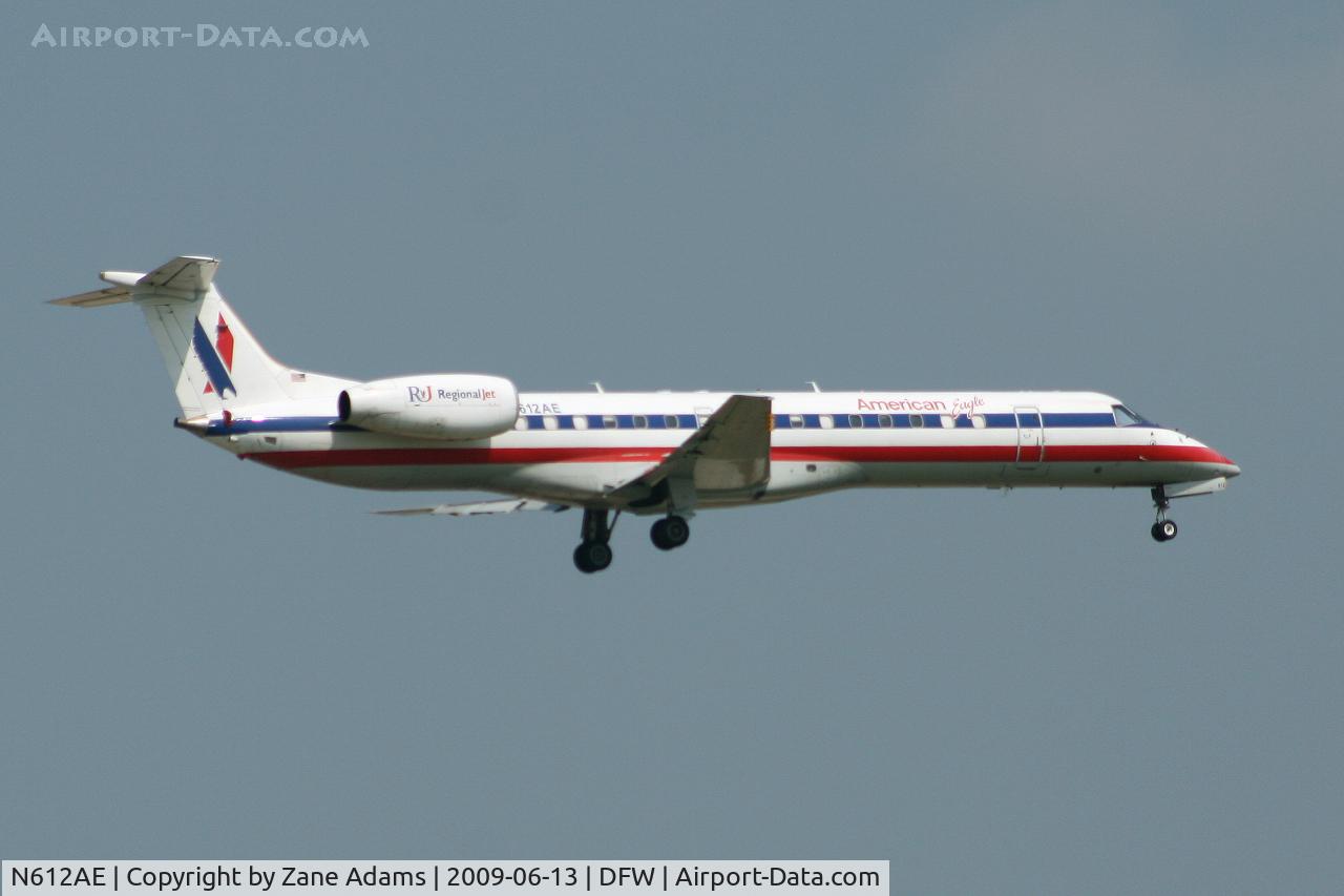 N612AE, 1998 Embraer EMB-145EP (ERJ-145EP) C/N 145079, American Eagle at DFW