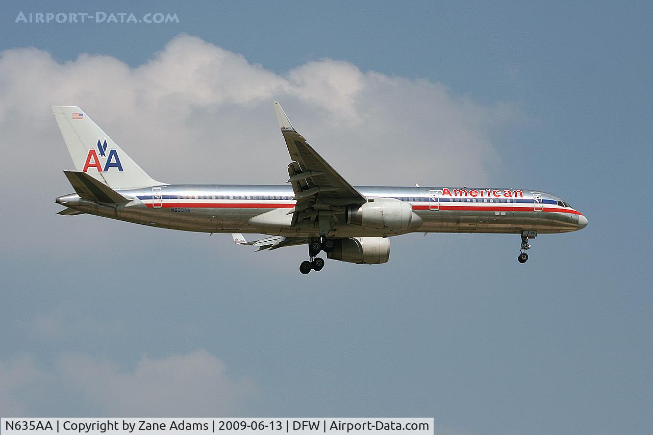 N635AA, 1990 Boeing 757-223 C/N 24593, American Airlines at DFW