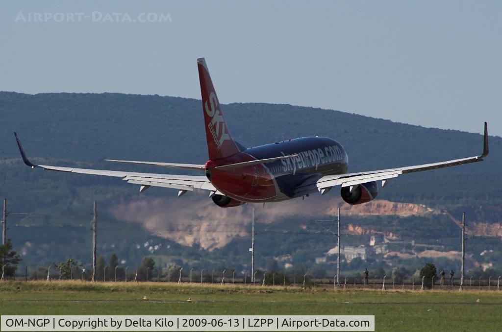 OM-NGP, 2007 Boeing 737-7GL C/N 34760, SkyEurope