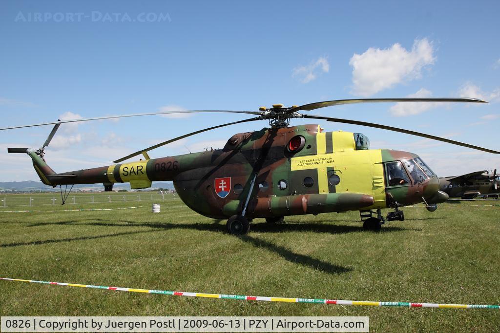 0826, Mil Mi-17 LPZS C/N 108M26, Slovak Air Force Mi-17