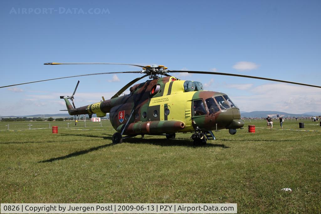 0826, Mil Mi-17 LPZS C/N 108M26, Slovak Air Force Mi-17