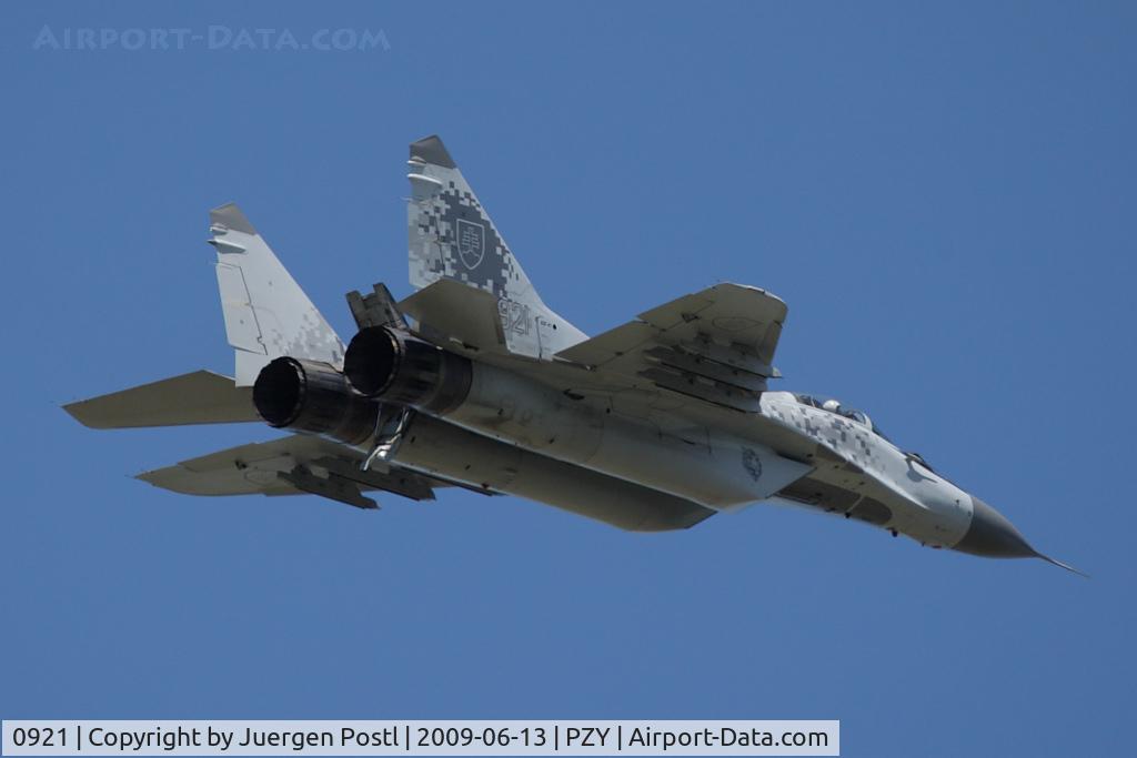 0921, Mikoyan-Gurevich MiG-29AS C/N 2960535409, Slovakia - Air Force Mikoyan-Gurevich MiG-29A