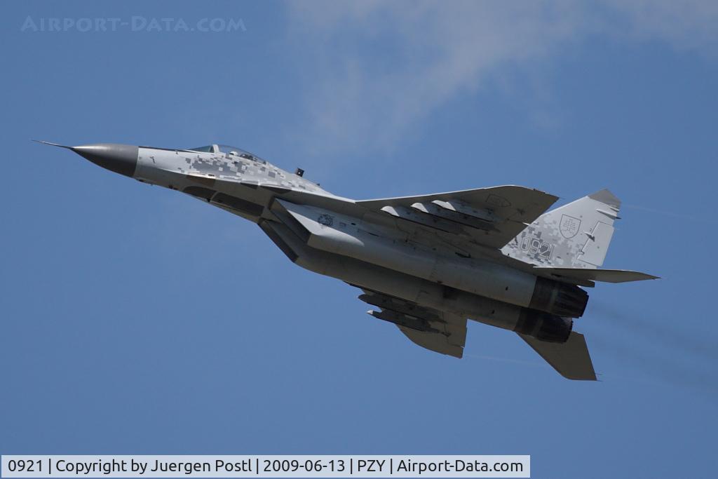 0921, Mikoyan-Gurevich MiG-29AS C/N 2960535409, Slovakia - Air Force Mikoyan-Gurevich MiG-29A