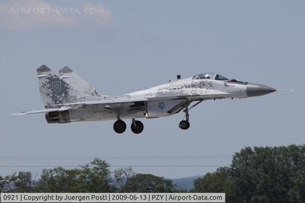 0921, Mikoyan-Gurevich MiG-29AS C/N 2960535409, Slovakia - Air Force Mikoyan-Gurevich MiG-29A