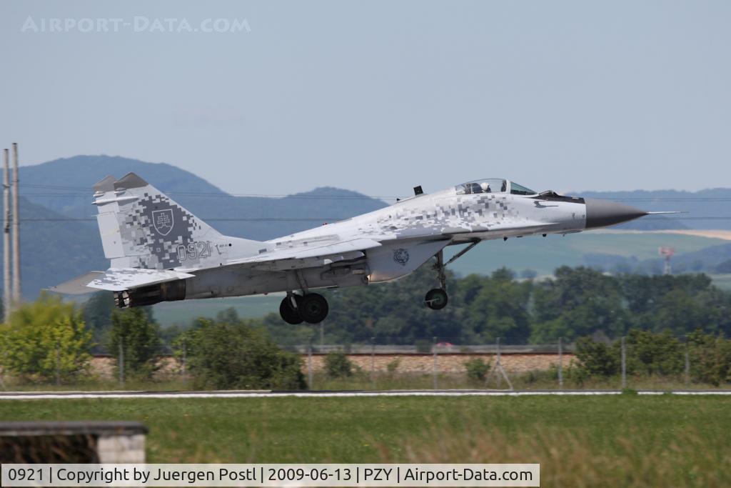 0921, Mikoyan-Gurevich MiG-29AS C/N 2960535409, Slovakia - Air Force Mikoyan-Gurevich MiG-29A
