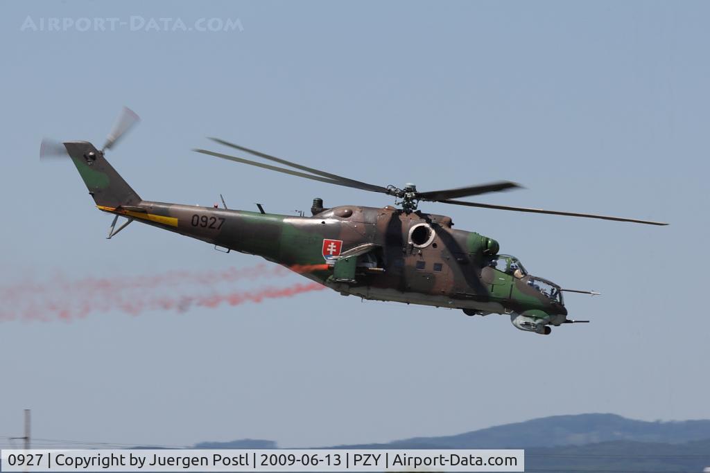 0927, Mil Mi-24V Hind E C/N 730927, Slovak Air Force - Mil Mi-24V