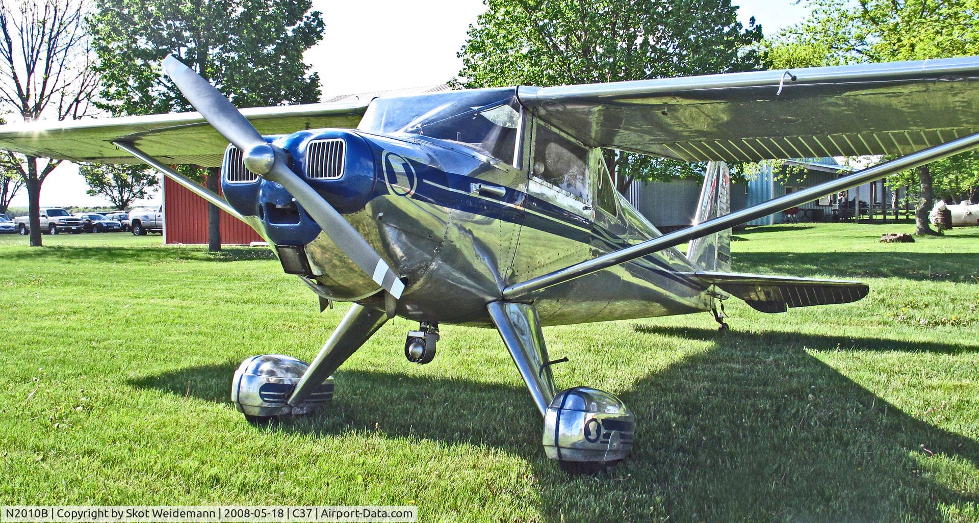 N2010B, 1948 Luscombe 8A C/N 6437, Luscombe N2010B at Brodhead Airport