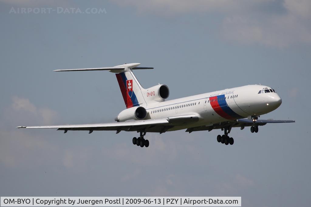 OM-BYO, 1989 Tupolev Tu-154M C/N 89A803, Slovak Government Flying Service Tupolev TU-154M
