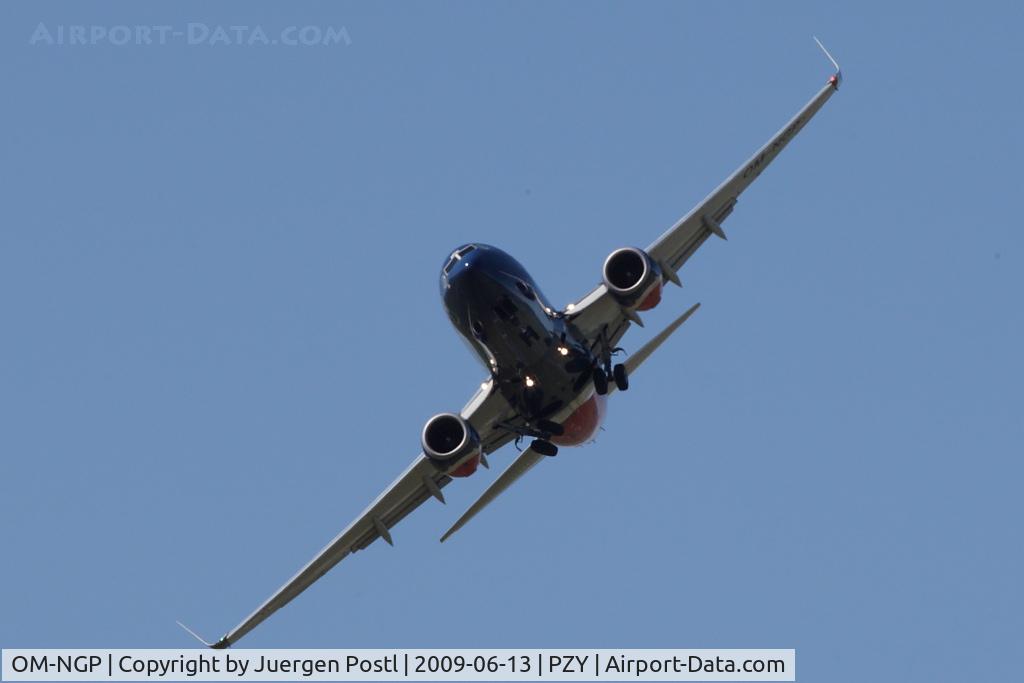OM-NGP, 2007 Boeing 737-7GL C/N 34760, Boeing 737-7GL
