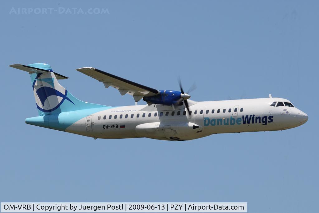OM-VRB, 1993 ATR 72-202 C/N 367, Danube Wings Aerospatiale ATR-72