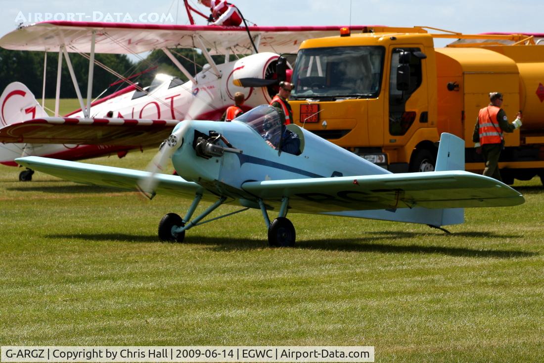 G-ARGZ, 1961 Rollason Druine D.31 Turbulent C/N PFA 562, Tiger Club Turbulent Display Team at the Cosford Air Show