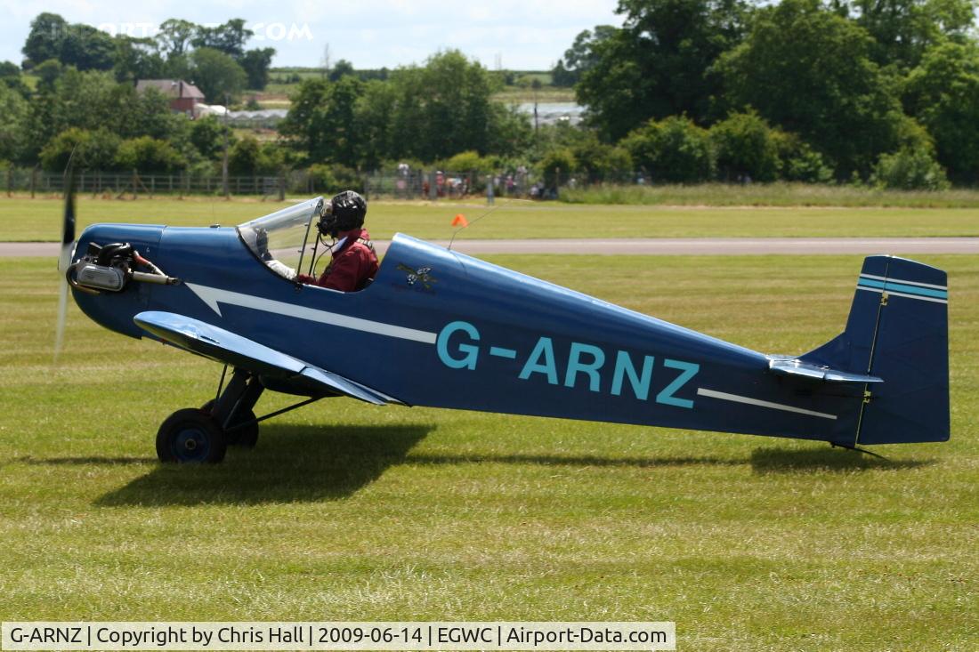 G-ARNZ, 1961 Rollason Druine D.31 Turbulent C/N PFA 579, Tiger Club Turbulent Display Team at the Cosford Air Show