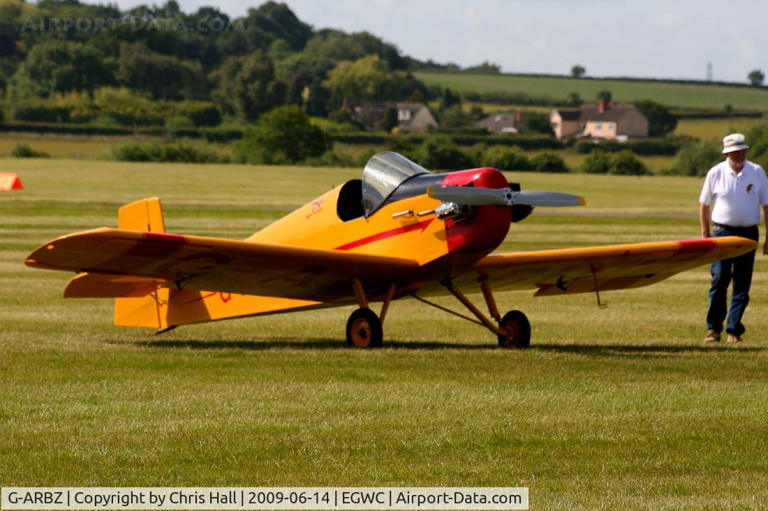 G-ARBZ, 1960 Rollason Druine D.31 Turbulent C/N PFA 553, Tiger Club Turbulent Display Team at the Cosford Air Show